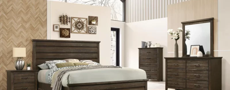 Amherst Brown Bedroom