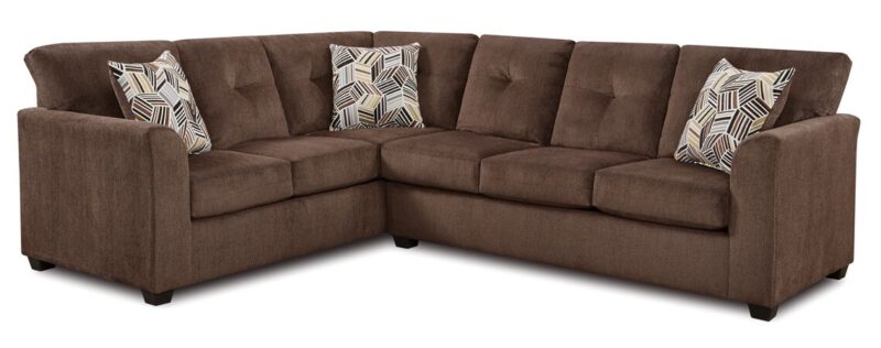 Kennedy Chocolate Sectional