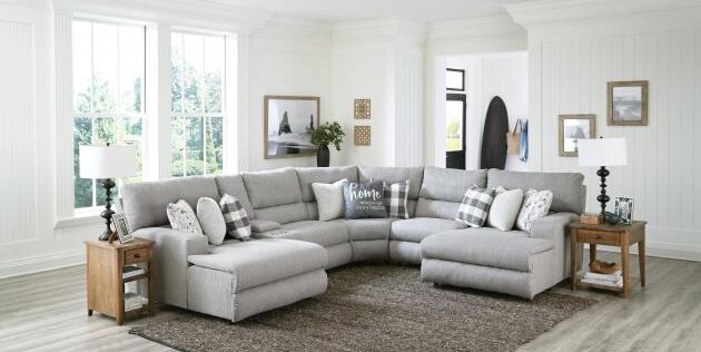 Rockport Grey Sectional, Mod