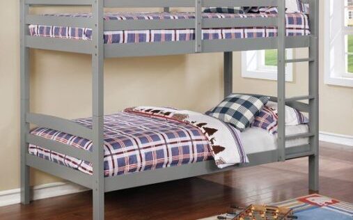 Twin-Twin Grey Bunkbed