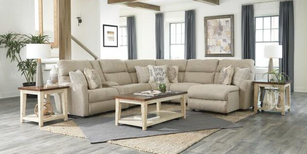 McPherson Buff Sectional, Mod