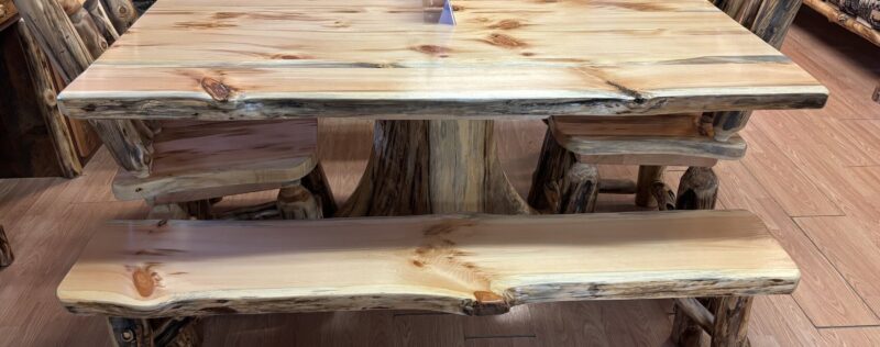 Amish Stump Dining Set