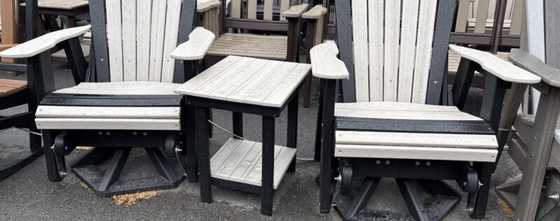 Swivel-Glider Set with Table