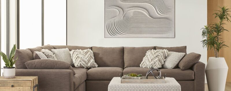 24500 Lilou Espresso Sectional