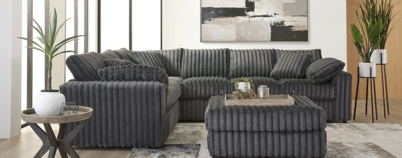 24550 Mondo Charcoal Sectional