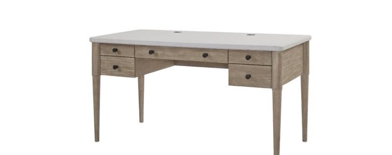 338-716 Citrus Heights Sand 5 Drawer Desk