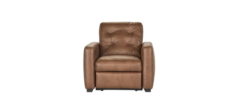 53019 Sheath Caramel Recliner