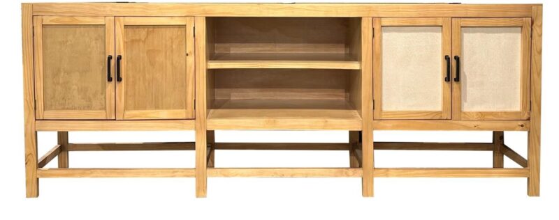 Abby Light Oak 105in TV Stand
