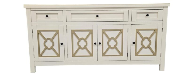 Adele Creme 74in TV Stand