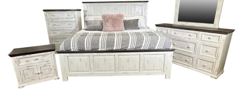 Allie Weathered White Bedroom