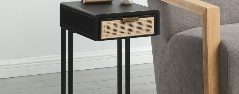 Amherst Black Side Table