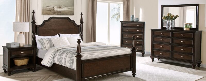 Andover Dark Oak Bedroom