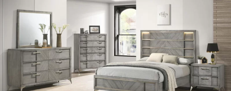 Aries Grey Bedroom