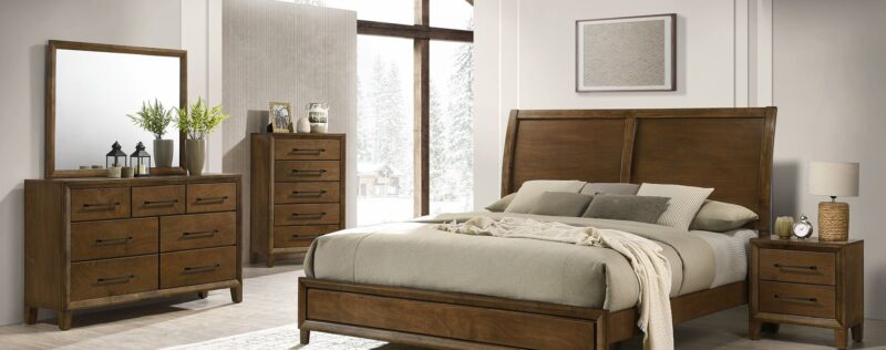 Ballard Walnut Bedroom