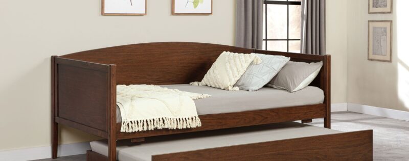 Bozeman Medium Walnut Daybed with Trundle