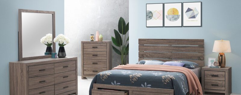 Brantford Barrel Oak Storage Bedroom