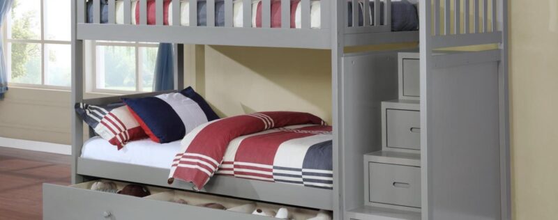 Braxton Grey Bunk Bed