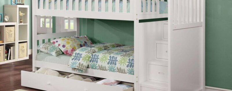 Briley White Bunk Bed