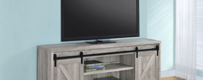 Brockton Grey Driftwood 71in TV Stand