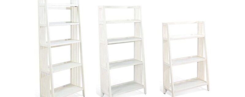 Brooks White Bookcase