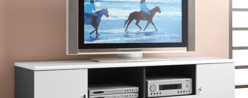 Burkett White 71in TV Stand