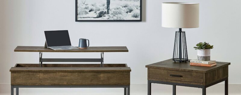 Byers Brown Oak Lift Top Coffee