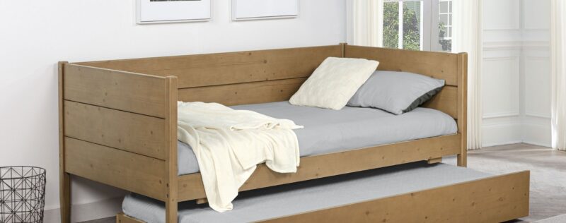 Calinda Natural Daybed with Trundle
