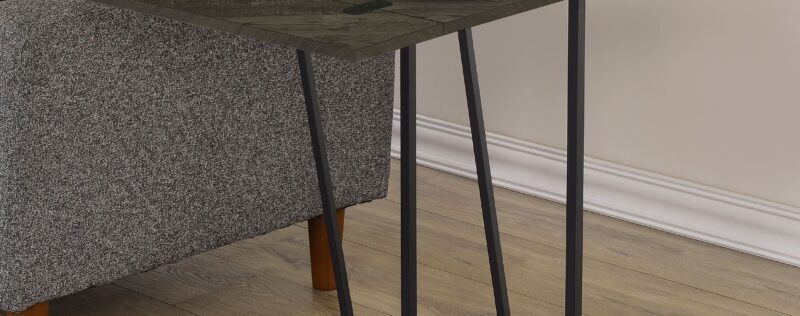 Carly Grey Side Table
