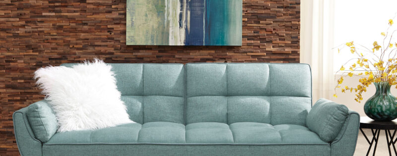 Caufield Turquoise Sofa Bed