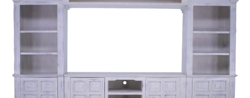 Chalet Nero White TV Wall Unit