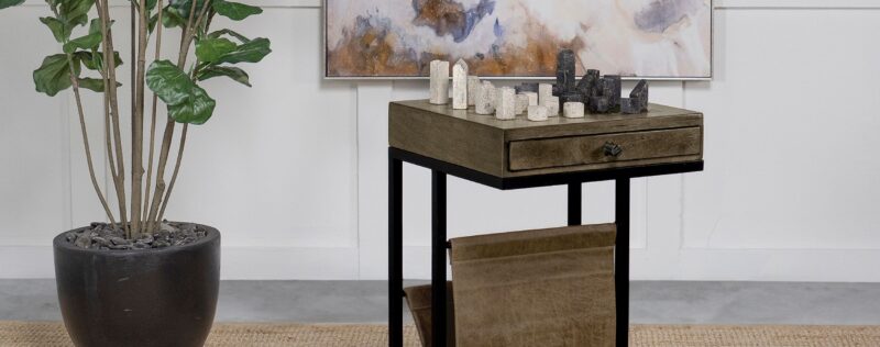 Chessie Tobacco Side Table