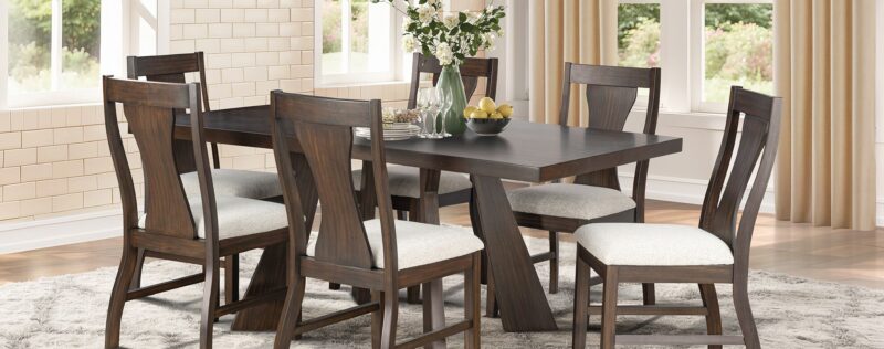 Chestnut Ridge Dark Brown Rectangle Dining