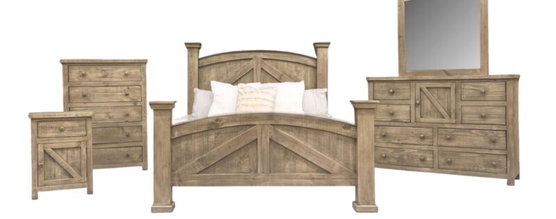 Cheyenne Light Oak Bedroom