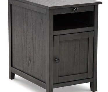 Claypool Grey Chairside Table