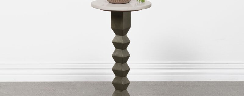 Colette Dark Grey Side Table