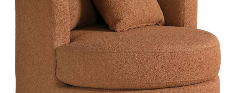 Debbie Burnt Orange Accent Chair