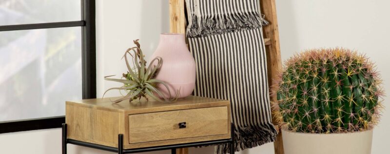 Declan Natural Mango Side Table