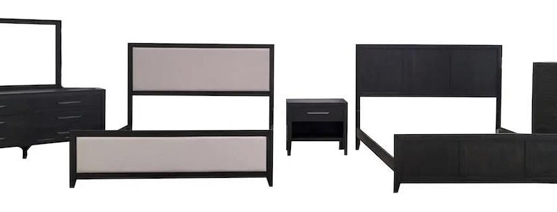 Delvey Black Bedroom