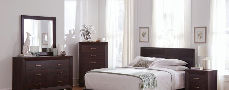 Dorian Dark Cocoa Bedroom