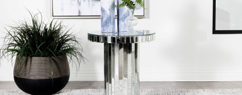 Dorielle Silver Side Table
