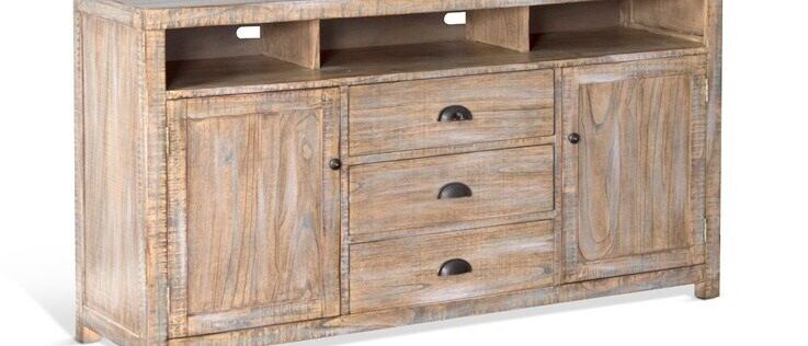 Durango Weathered Brown 60in TV Stand