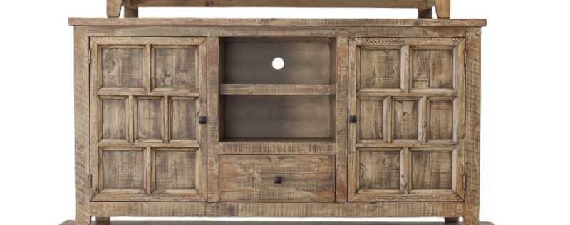 Easton Light Oak 54in-74in TV Stand