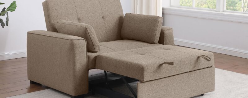 Edith Beige Sofa Bed