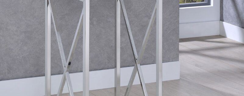 Edmund Chrome Side Table