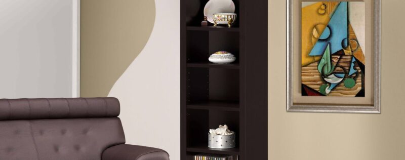 Eliam Cappuccino Bookcase