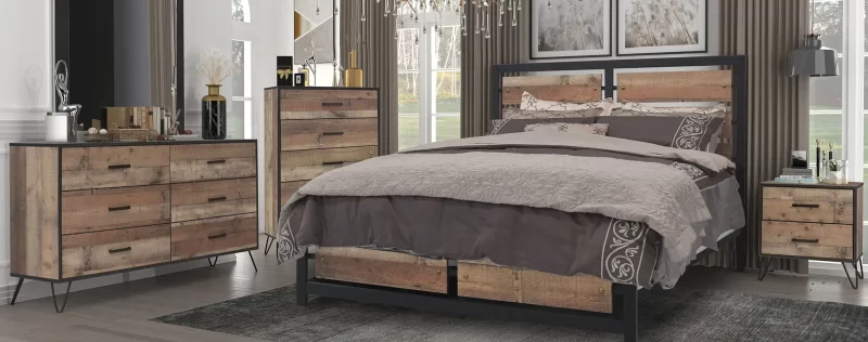 Elk River Rustic Brown Bedroom