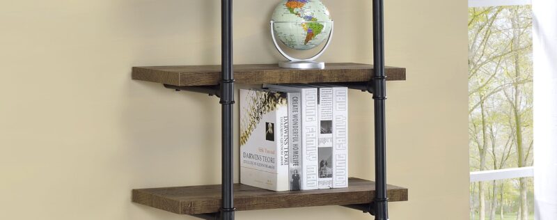 Elmcrest Rustic Oak Bookshelf