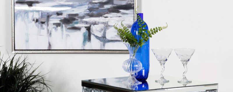 Elora Silver Side Table