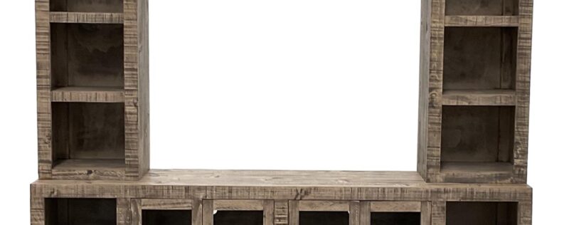 Ethan Weathered Oak TV Wall Unit