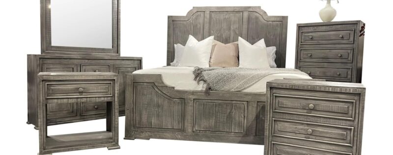 Fern Ave Rustic Panel Bedroom